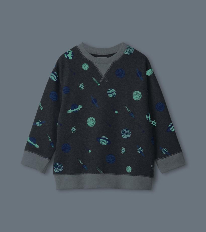 Boys Boys Space Explorer Pullover | Hatley Sweaters