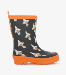 Boys Boys Space Shuttles Matte Rain Boots | Hatley Rainwear