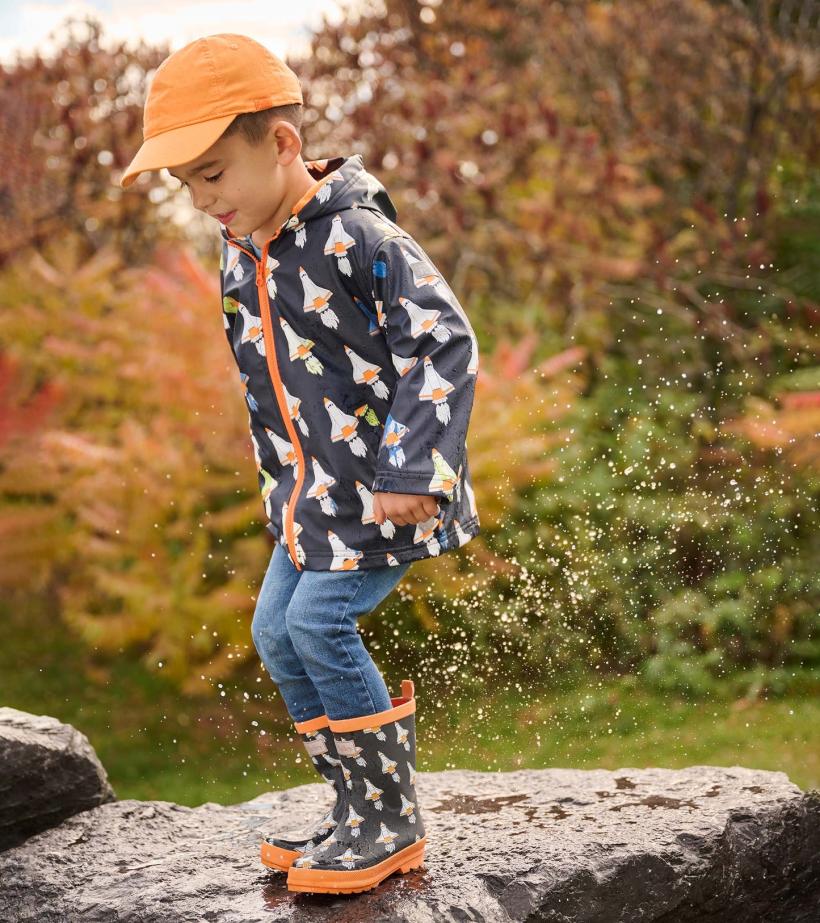 Boys Boys Space Shuttles Matte Rain Boots | Hatley Rainwear
