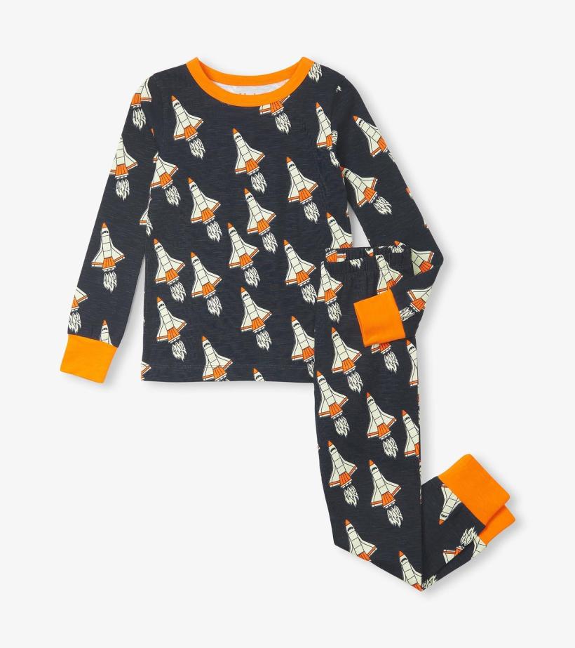 Boys Boys Space Shuttles Pajama Set | Hatley Sleepwear