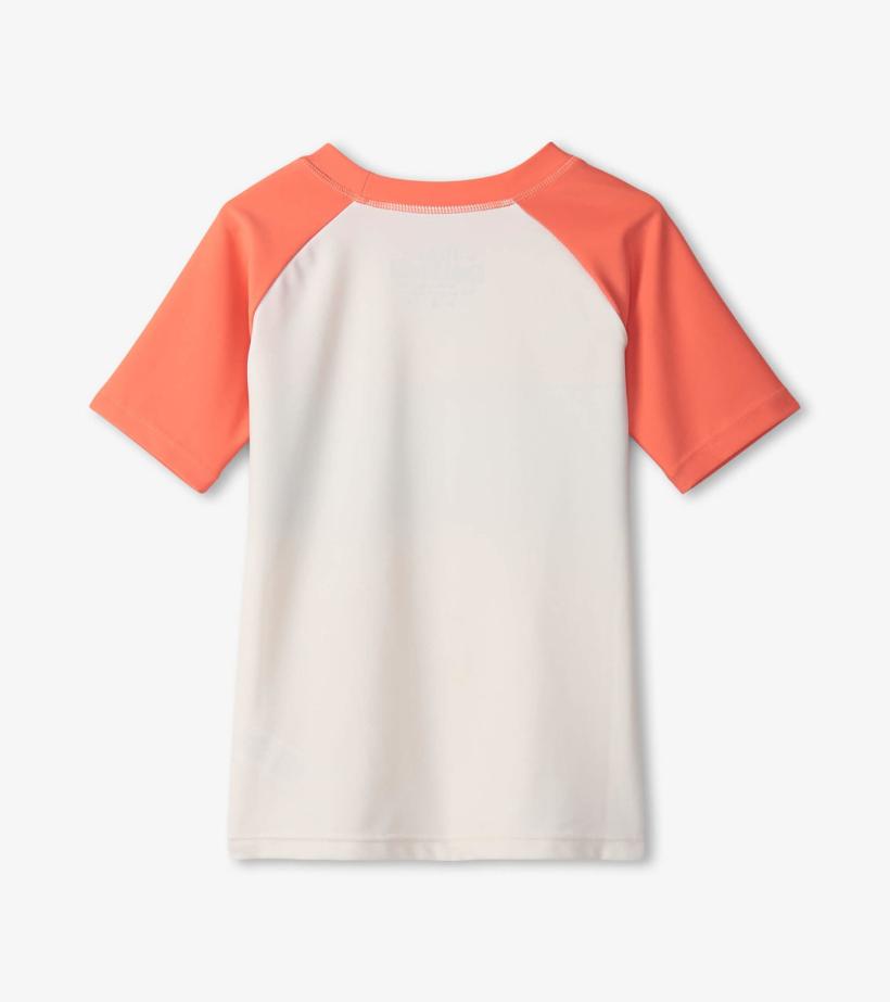 Boys Boys Surfer Stripes Short Sleeve Rashguard | Hatley Swimwear