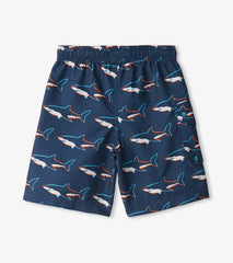 Boys Boys Swimming Sharks Board Shorts | Hatley Swimwear