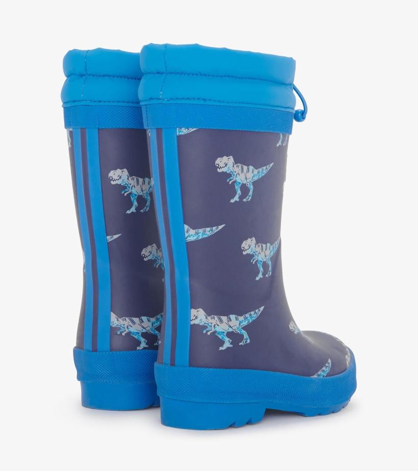 Boys Boys T-Rex Attack Sherpa Lined Rain Boots | Hatley Rainwear
