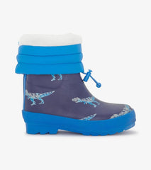 Boys Boys T-Rex Attack Sherpa Lined Rain Boots | Hatley Rainwear