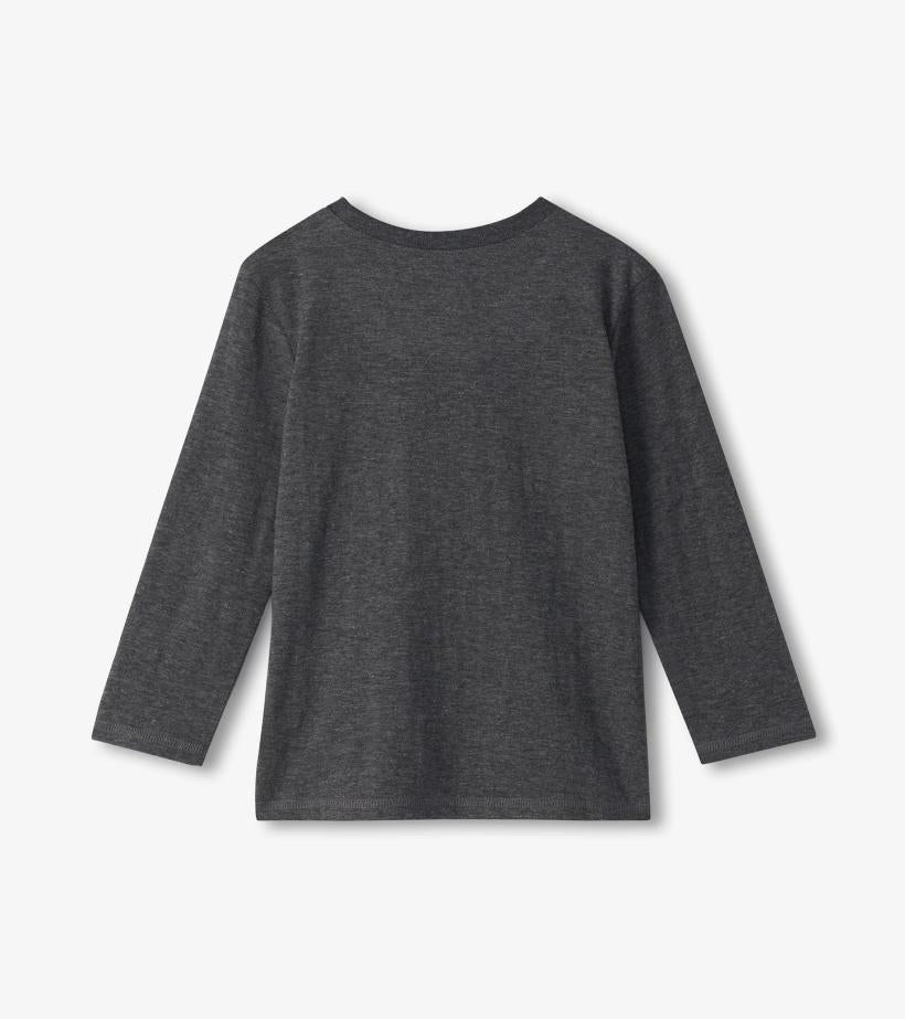 Boys Boys T-Rex Glow In The Dark Long Sleeve T-Shirt | Hatley Tops