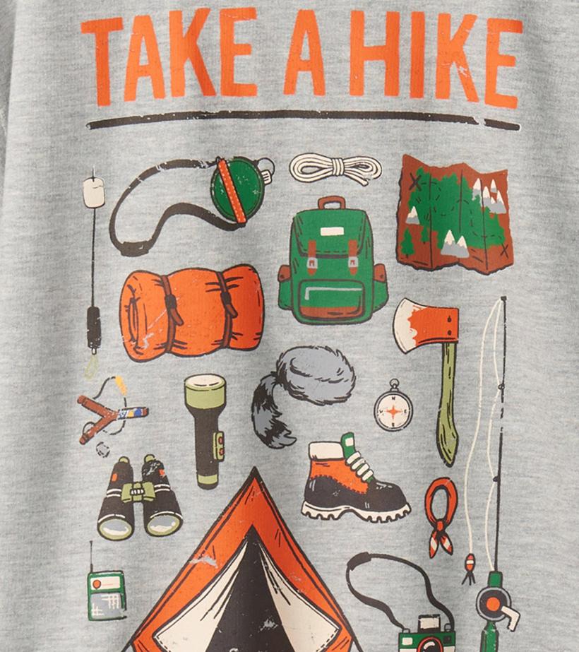 Boys Boys Take A Hike Graphic Tee | Hatley Tops