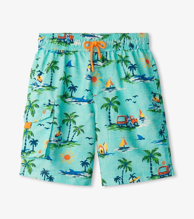 Boys Boys Vintage Holiday Board Shorts | Hatley Swimwear