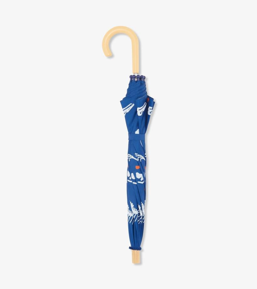 Boys Dino Fossils Colour Changing Umbrella | Hatley Rainwear
