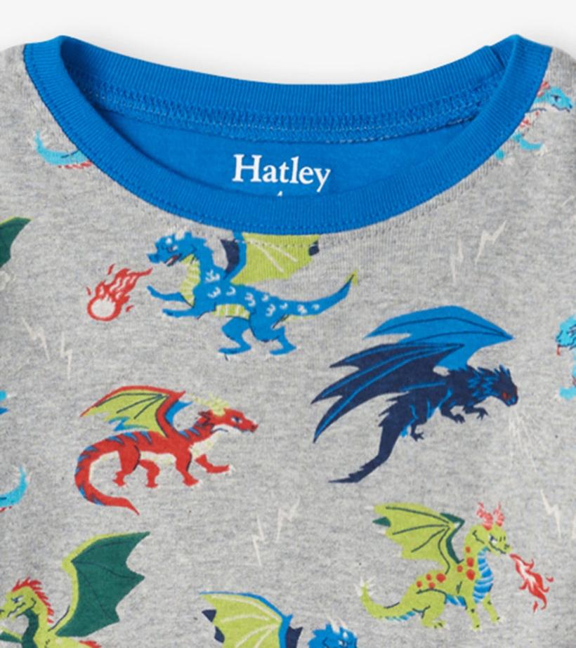 Boys Dragon Realm Organic Cotton Pajama Set | Hatley Sleepwear