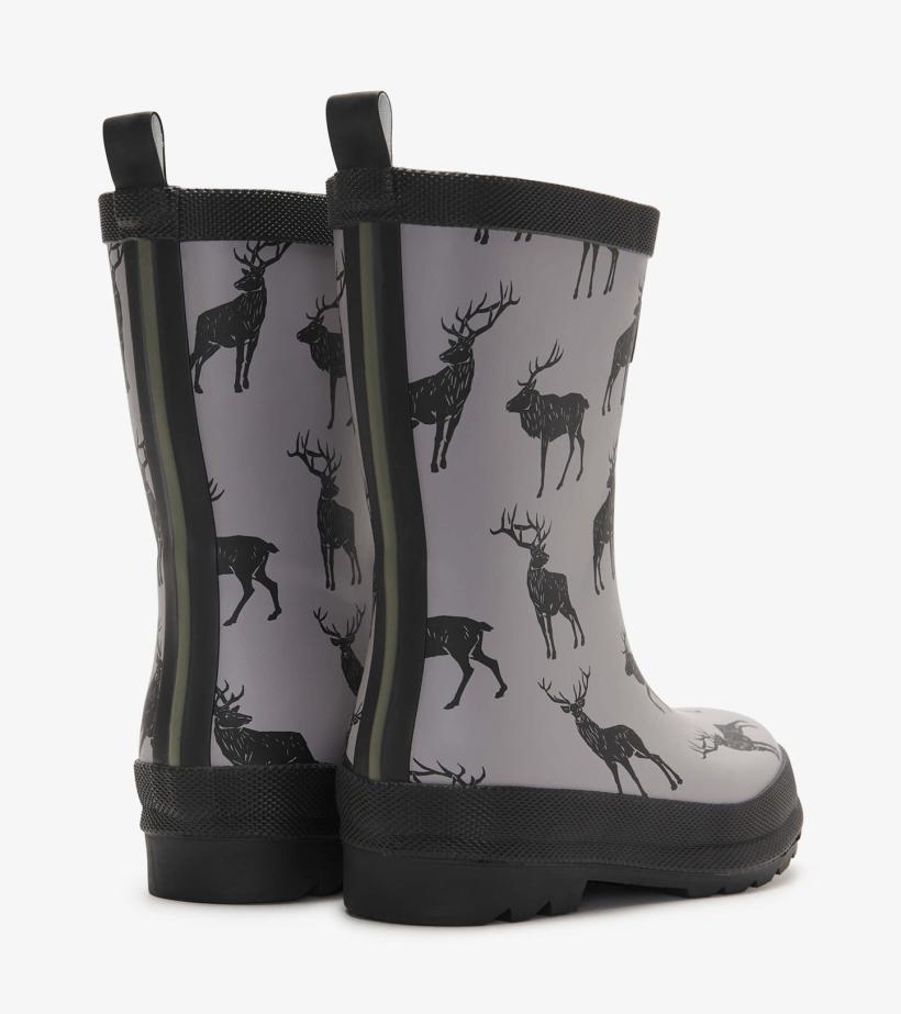Boys Magestic Elk Matte Rain Boots | Hatley Rainwear