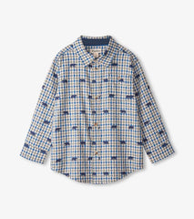 Boys Mini Bears Button Down Shirt | Hatley Tops