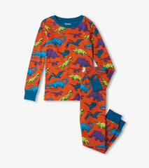 Boys Real Dinosaurs Organic Cotton Pajama Set | Hatley Sleepwear