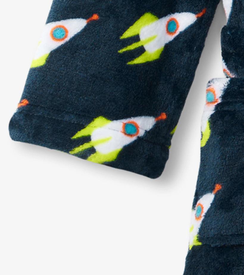 Boys Rocket Man Fleece Robe | Hatley Sleepwear