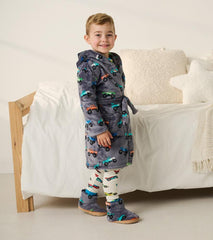 Boys/Baby &amp; Toddler Baby Boys Monster Trucks Fleece Slippers | Hatley Sleepwear