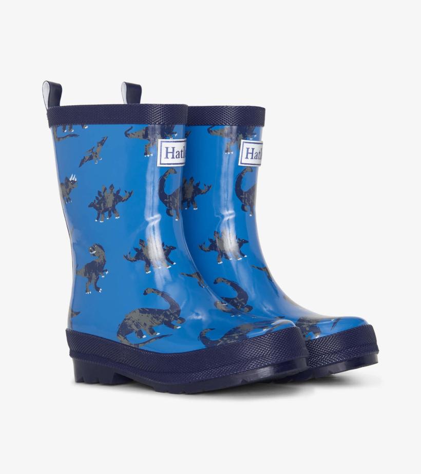 Boys/Baby &amp; Toddler Boys Dinosaur Shiny Rain Boots | Hatley Rainwear