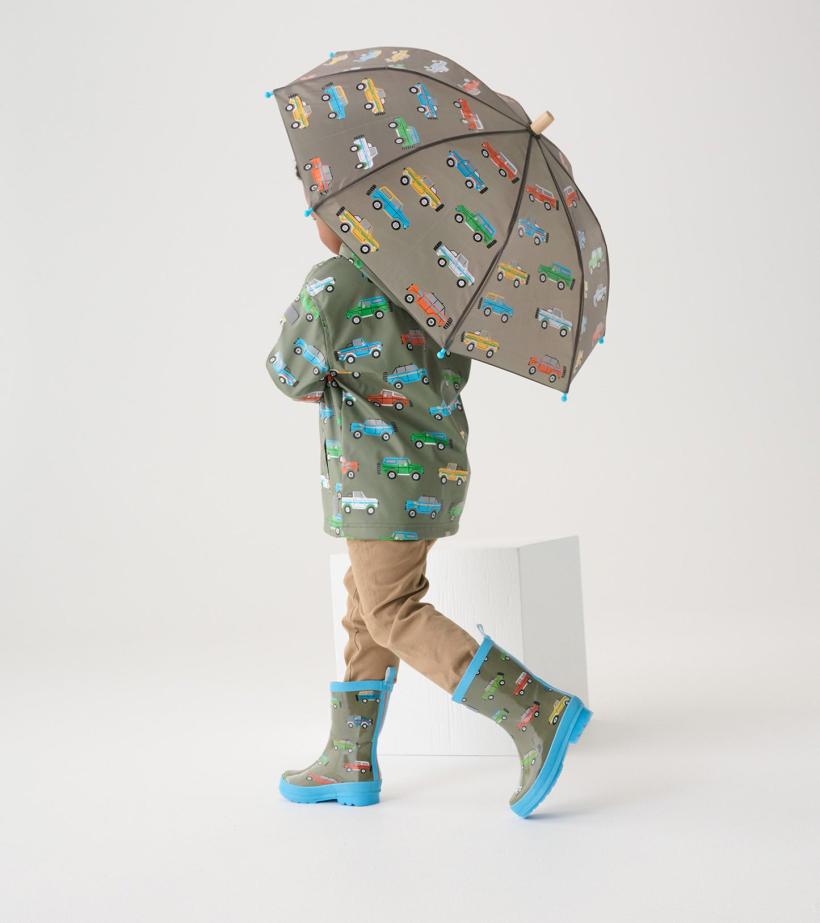 Boys/Baby &amp; Toddler Boys Off Roading Shiny Rain Boots | Hatley Rainwear
