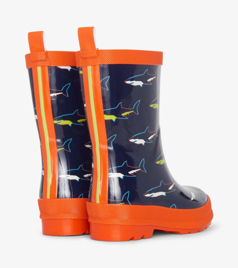 Boys/Baby &amp; Toddler Boys Shark Shiny Rain Boots | Hatley Rainwear