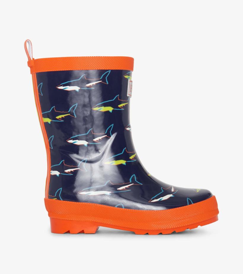Boys/Baby &amp; Toddler Boys Shark Shiny Rain Boots | Hatley Rainwear