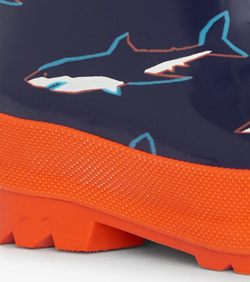 Boys/Baby &amp; Toddler Boys Shark Shiny Rain Boots | Hatley Rainwear