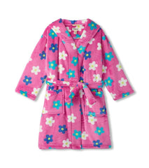 Girls Baby Girls Daisies Fleece Robe | Hatley Sleepwear