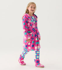 Girls Baby Girls Daisies Fleece Robe | Hatley Sleepwear