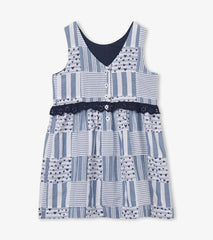 Girls Blue Madras Dress | Hatley Dresses