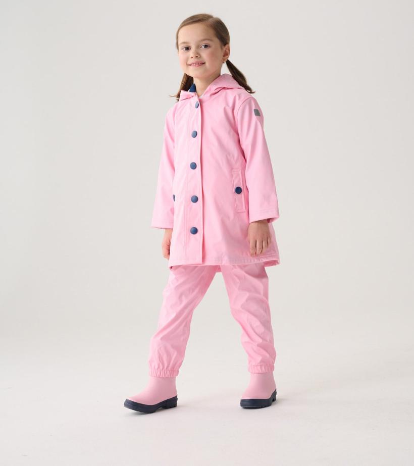 Girls Classic Pink Rain Pants | Hatley Rainwear