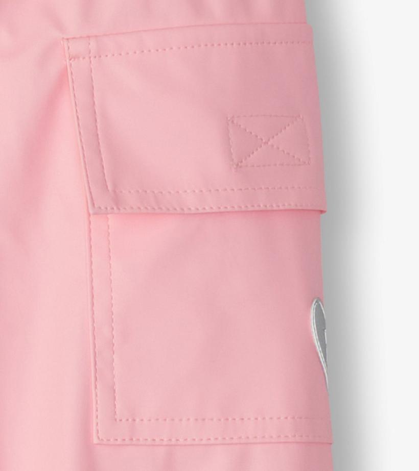 Girls Classic Pink Rain Pants | Hatley Rainwear