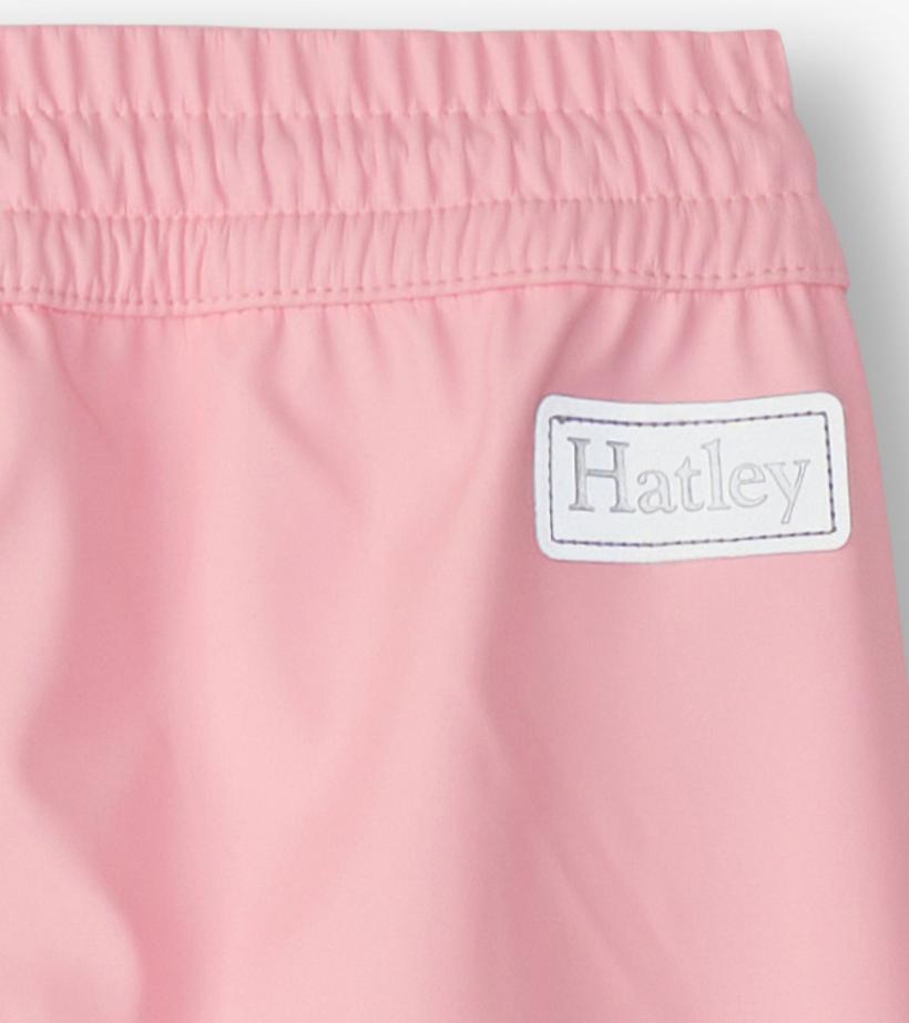 Girls Classic Pink Rain Pants | Hatley Rainwear