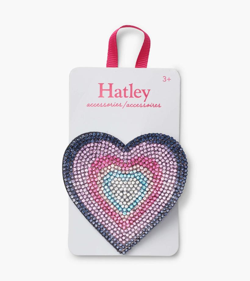 Girls Colourful Heart Large Hair Clip | Hatley Accessories
