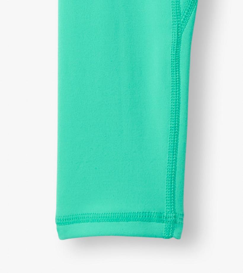 Girls Girls Aqua Green Active Leggings | Hatley Bottoms