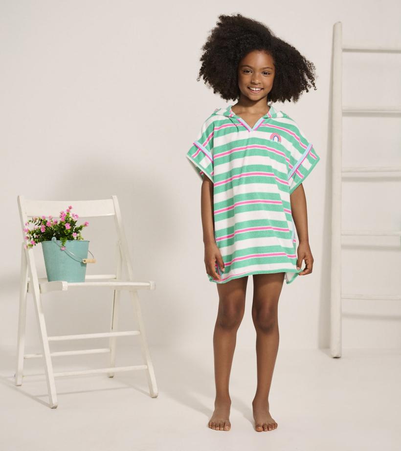 Girls Girls Biscay Beach Hooded Cover-Up | Hatley Swimwear