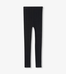 Girls Girls Black Cable Knit Leggings | Hatley Bottoms