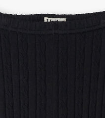 Girls Girls Black Cable Knit Leggings | Hatley Bottoms