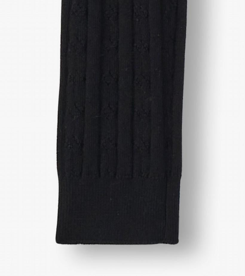 Girls Girls Black Cable Knit Leggings | Hatley Bottoms