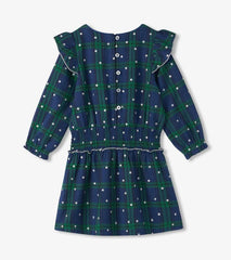 Girls Girls Blackwatch Plaid Smocked Waist Dress | Hatley Dresses