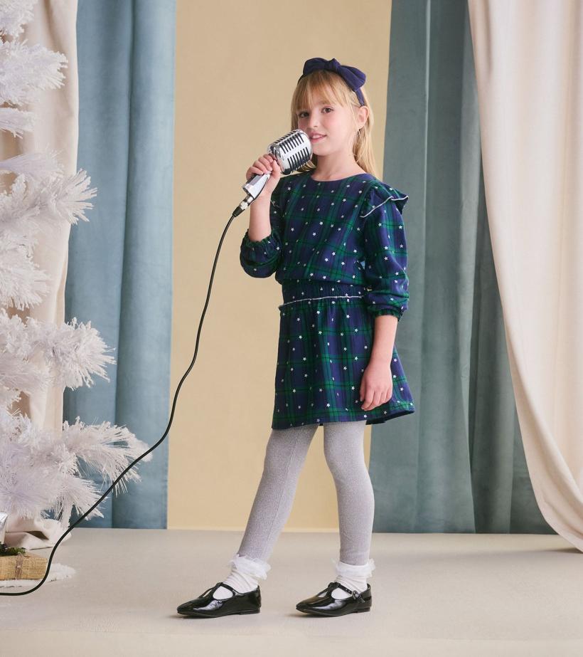 Girls Girls Blackwatch Plaid Smocked Waist Dress | Hatley Dresses