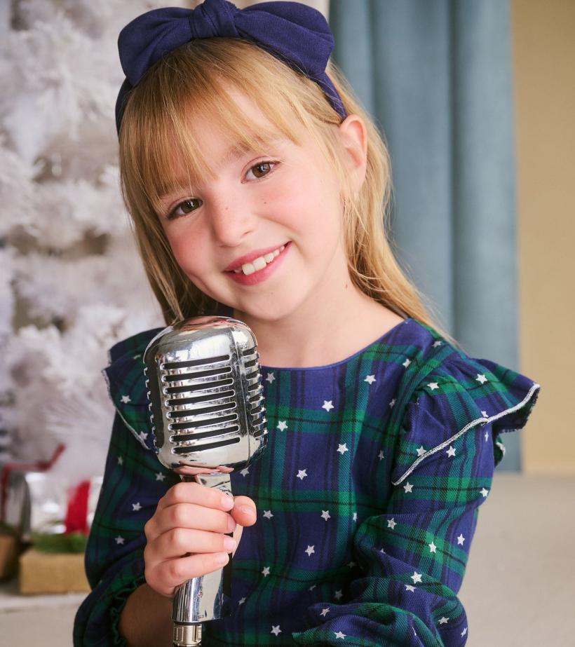 Girls Girls Blackwatch Plaid Smocked Waist Dress | Hatley Dresses