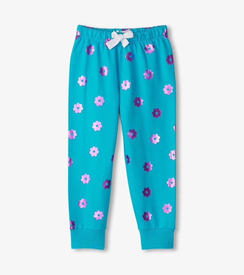 Girls Girls Blossom Cuffed Track Pants | Hatley Bottoms