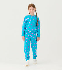 Girls Girls Blossom Cuffed Track Pants | Hatley Bottoms
