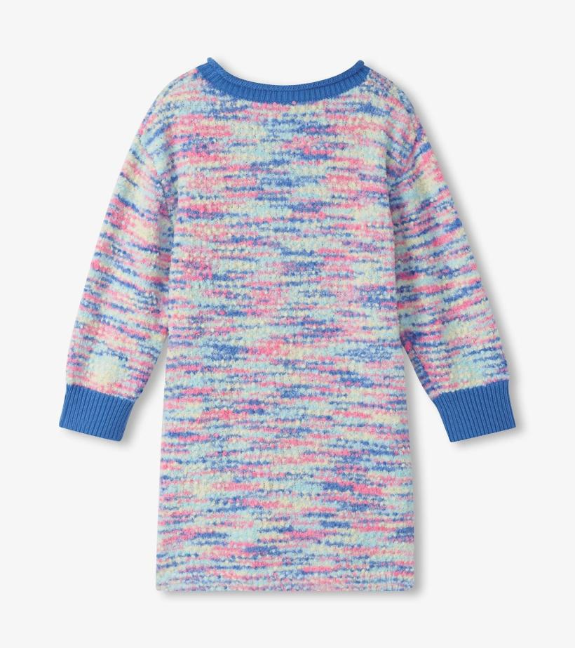 Girls Girls Blue Boucle Sweater Dress | Hatley Dresses