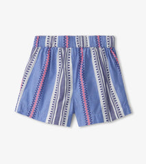 Girls Girls Boho Stripe Paper Bag Shorts | Hatley Bottoms