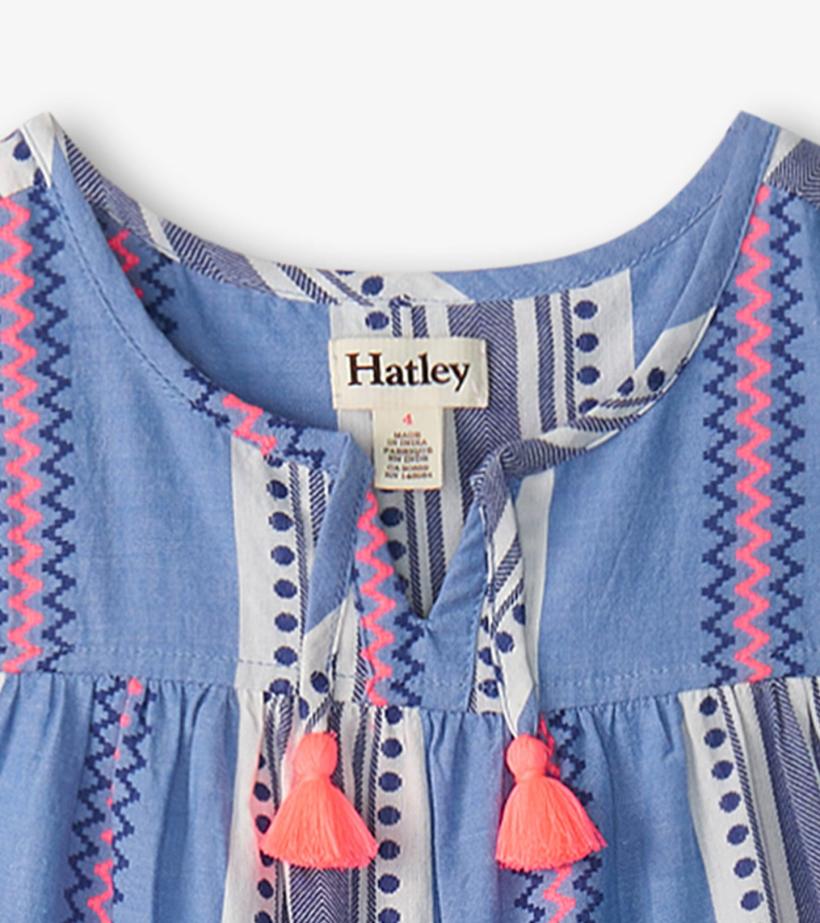 Girls Girls Boho Stripe Tiered Dress | Hatley Dresses