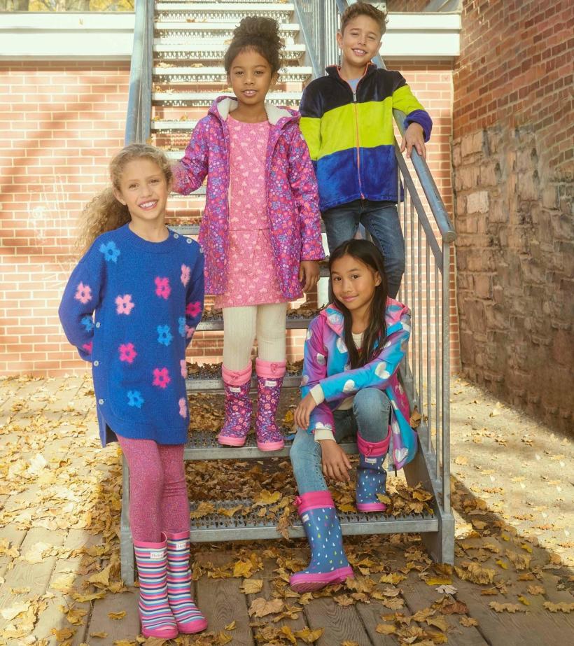 Girls Girls Bold Flowers Sweater Tunic | Hatley Sweaters