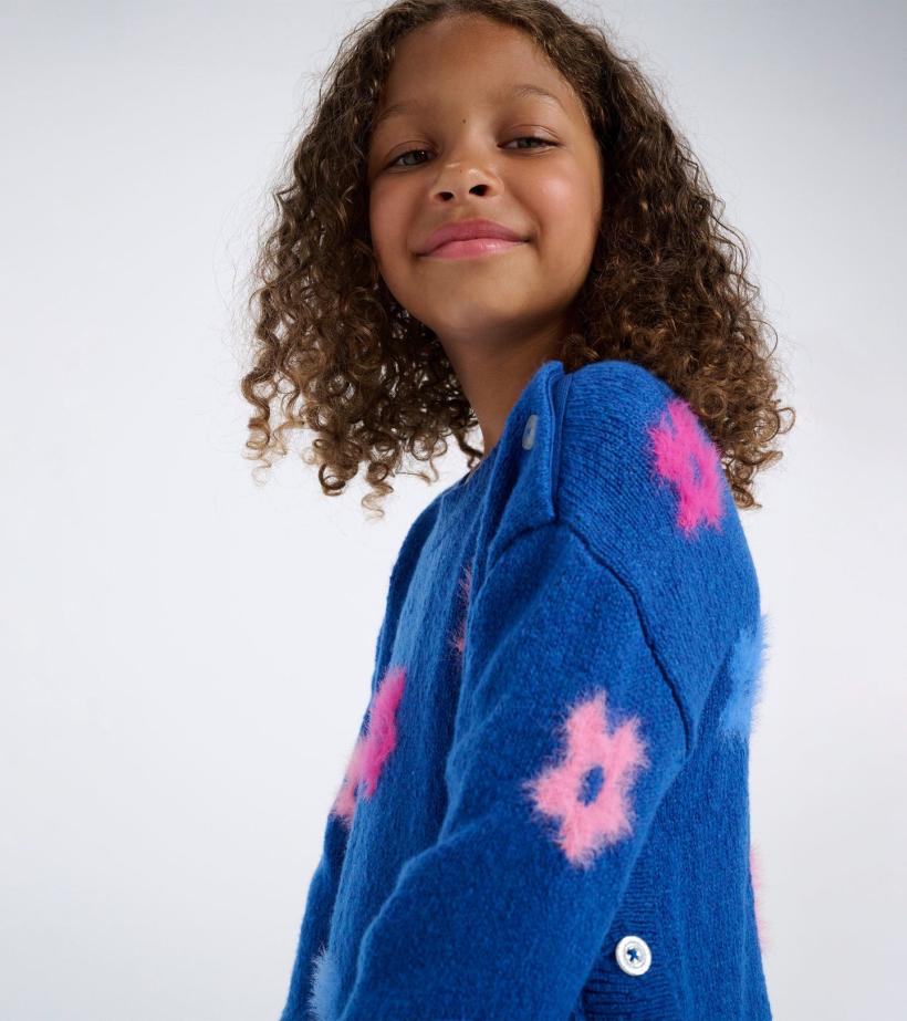 Girls Girls Bold Flowers Sweater Tunic | Hatley Sweaters
