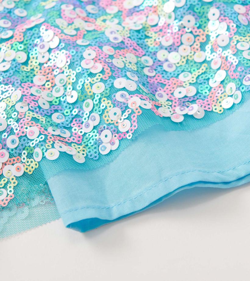 Girls Girls Cami Lace Fuzzy Mixed Sequin Skirt Dress | Hatley Dresses