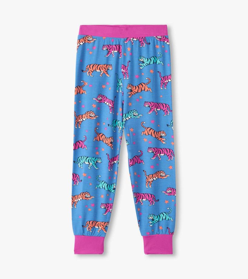 Girls Girls Celestial Tigers Bamboo Pajama Set | Hatley Sleepwear