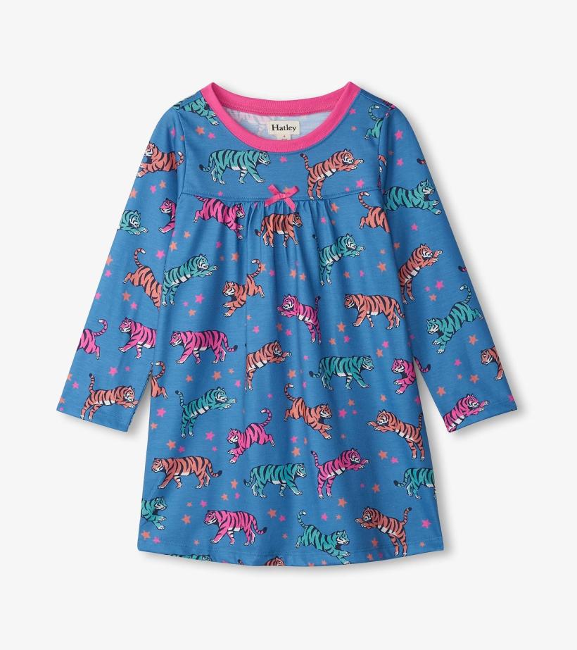 Girls Girls Celestial Tigers Nightgown | Hatley Sleepwear
