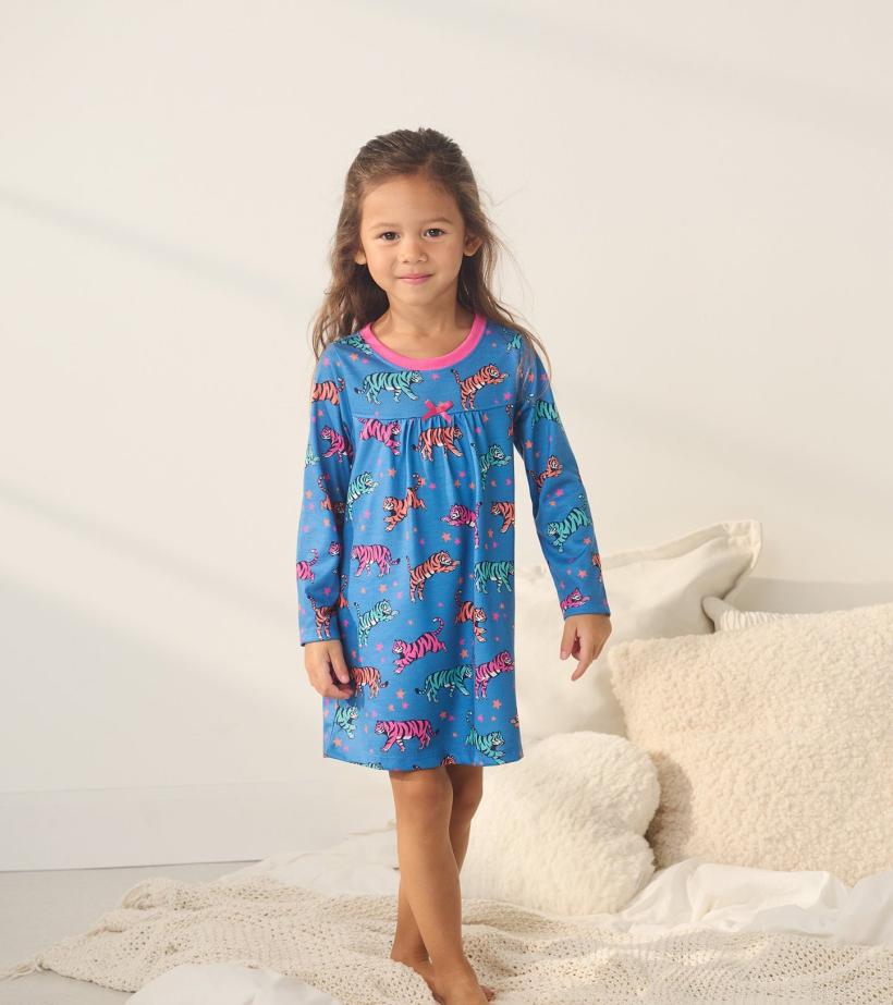 Girls Girls Celestial Tigers Nightgown | Hatley Sleepwear