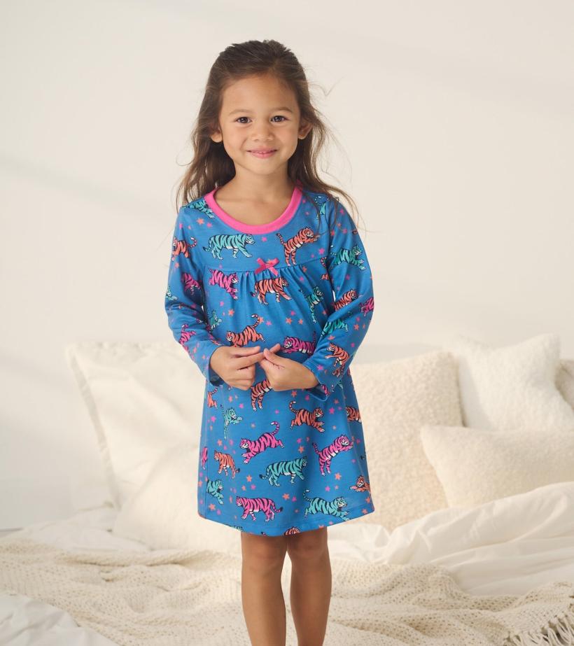 Girls Girls Celestial Tigers Nightgown | Hatley Sleepwear
